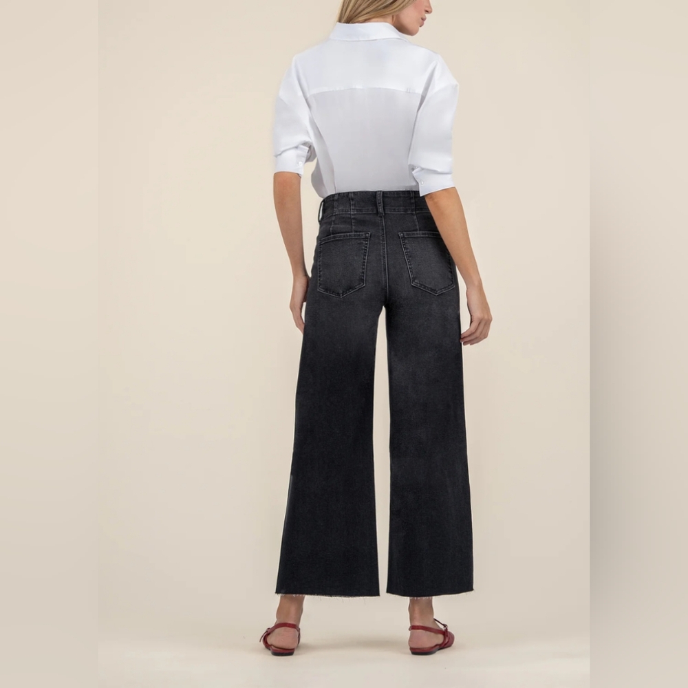EUC Kut From The Kloth Meg High Rise Wide Leg Jeans - Picture 2 of 10